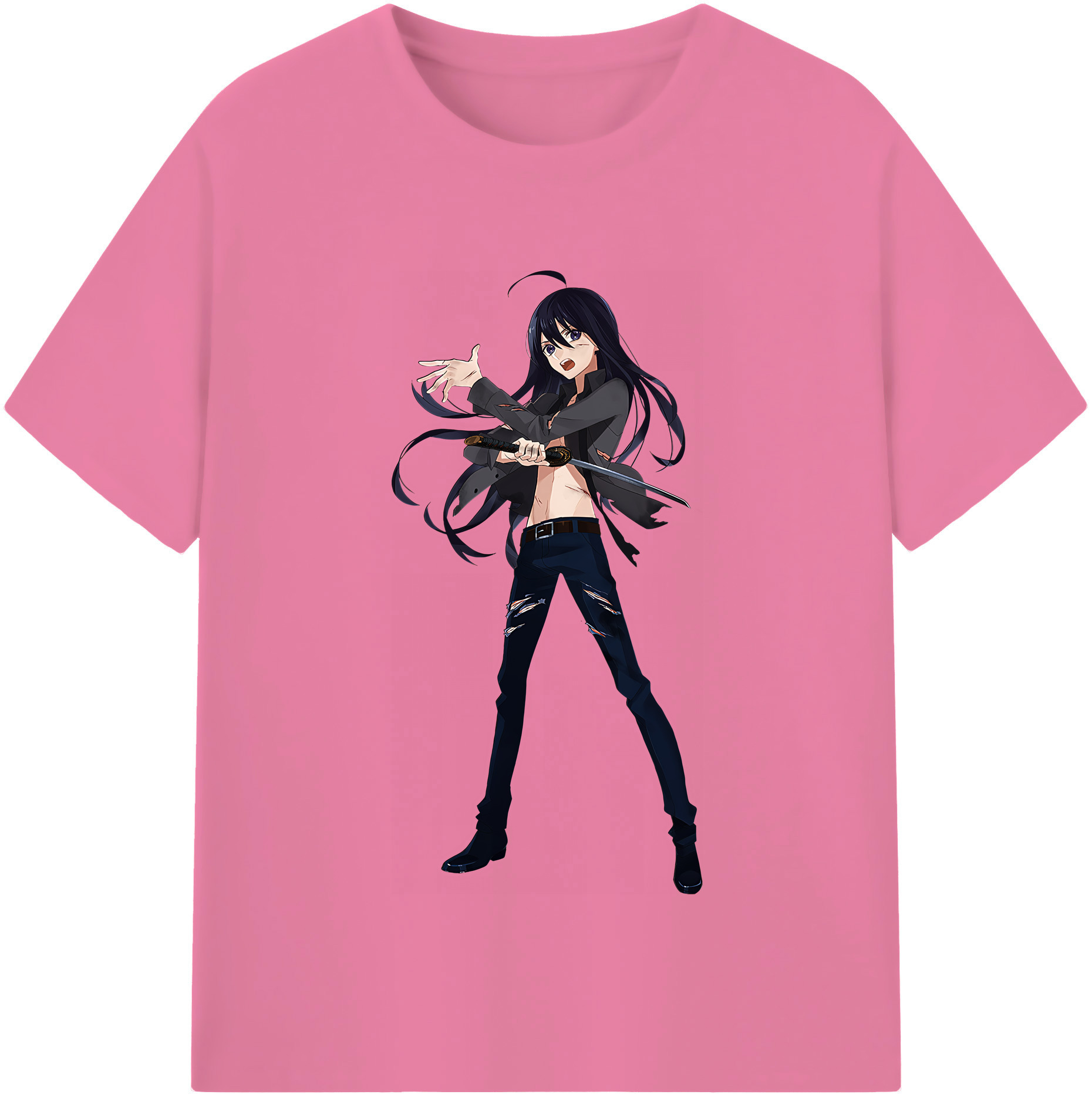 （画像用） 刀剣乱舞 Touken Ranbu 綿100％半袖Tシャツ（フロントプリント）